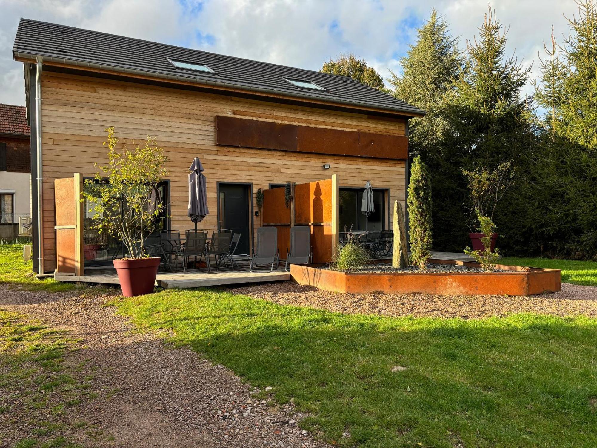 Duplex Le Corten, Terrasse Et Jardin Жерарме Экстерьер фото
